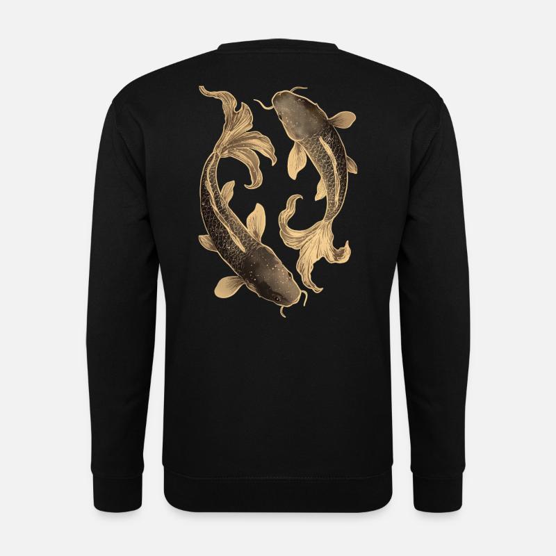 Koi - Unisex Pullover - Schwarz