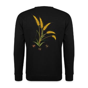 Épis de maïs avec fourmis - Sweat-shirt Unisexe - noir - Dos - Alina (178cm)