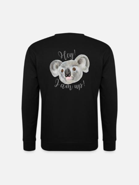Koala - Unisex Pullover - Schwarz