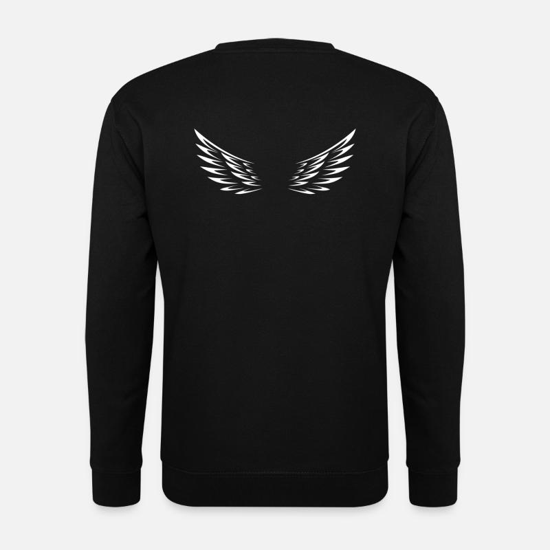 Wings - Unisex Pullover - Schwarz