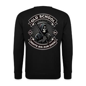 Motard Motard Retraité - Pension jusqu’au bout - Sweat-shirt Unisexe - noir - Dos - Alina (178cm)