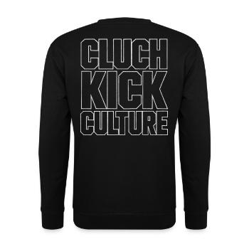 Cluch Kick Culture Drift Scene Design - Unisex Sweatshirt - black - Back - Alina (178cm)