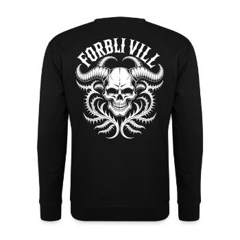 Gorblin Villa Skull - Unisex Sweatshirt - black - Back - Alina (178cm)