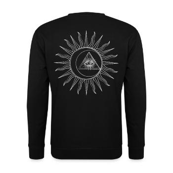 Moon Spell - Unisex Sweatshirt - black - Back - Alina (178cm)