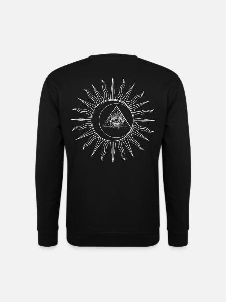 Mond Zauber - Unisex Pullover - Schwarz