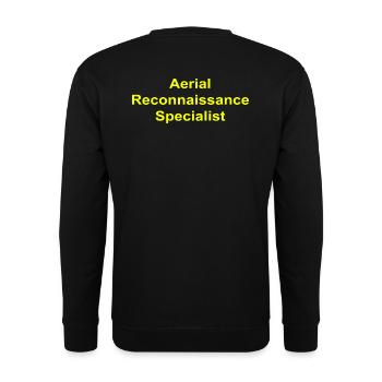 Spécialiste de la reconnaissance aérienne - Sweat-shirt Unisexe - noir - Dos - Alina (178cm)