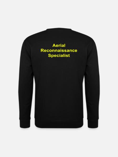 Aerial Reconnaissance Specialist - Unisex Sweatshirt - black
