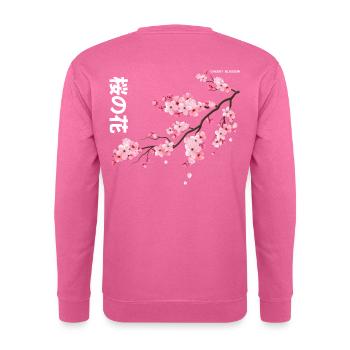 Cherry Blossom - Unisex Pullover - Pink - Hinten