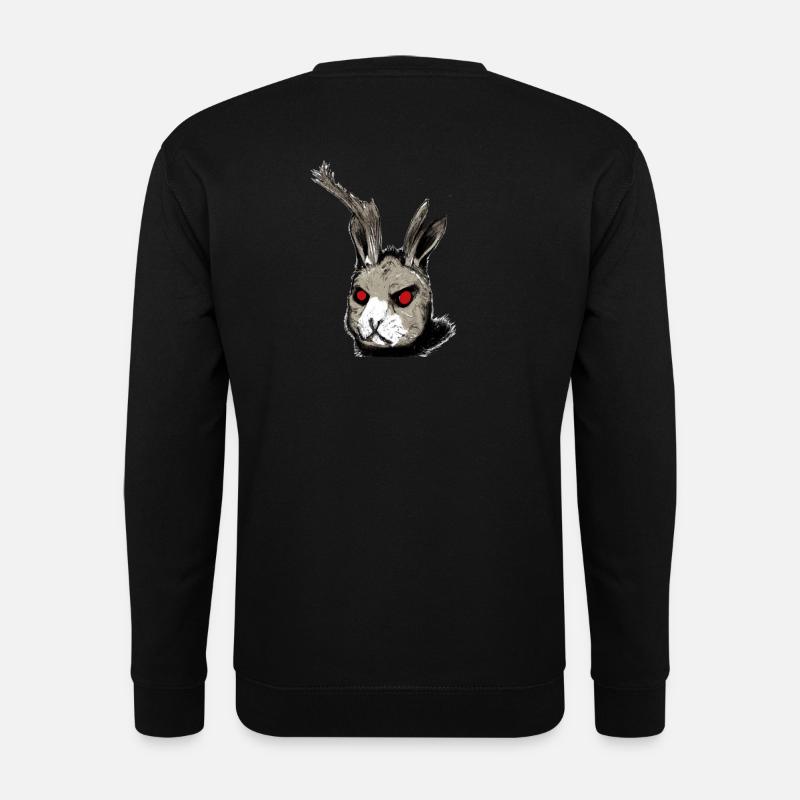 Cursedrabbit1back - Unisex Pullover - Schwarz