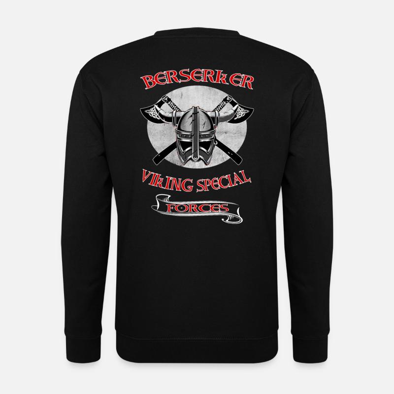Viking Skull Skull Axe Valhalla - Sweat-shirt Unisexe - noir