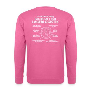 Fachkraft für Lagerlogistik/Lager/Lagerarbeit - Unisex Pullover - Pink - Hinten