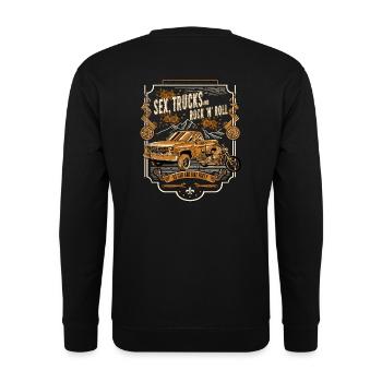 Sexe, camions et rock'n'roll - Sweat-shirt Unisexe - noir - Dos - Alina (178cm)