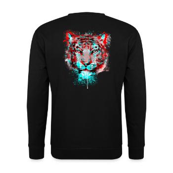Mushin Ire Channel Remix - Unisex Sweatshirt - black - Back - Alina (178cm)