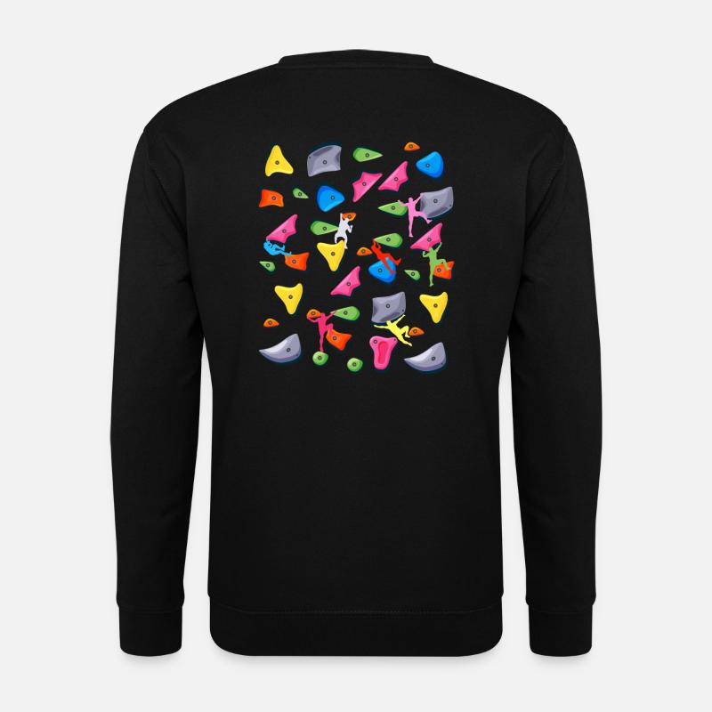 Escalade de bloc Escalade de bloc Bloc - Sweat-shirt Unisexe - noir