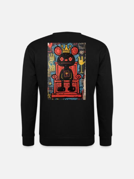 Bad Mood King - Unisex Sweatshirt - black