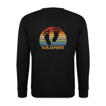 Podologe Fußpflege Pediküre Podologie Geschenke - Unisex Pullover - Schwarz - Hinten - Alina (178cm)