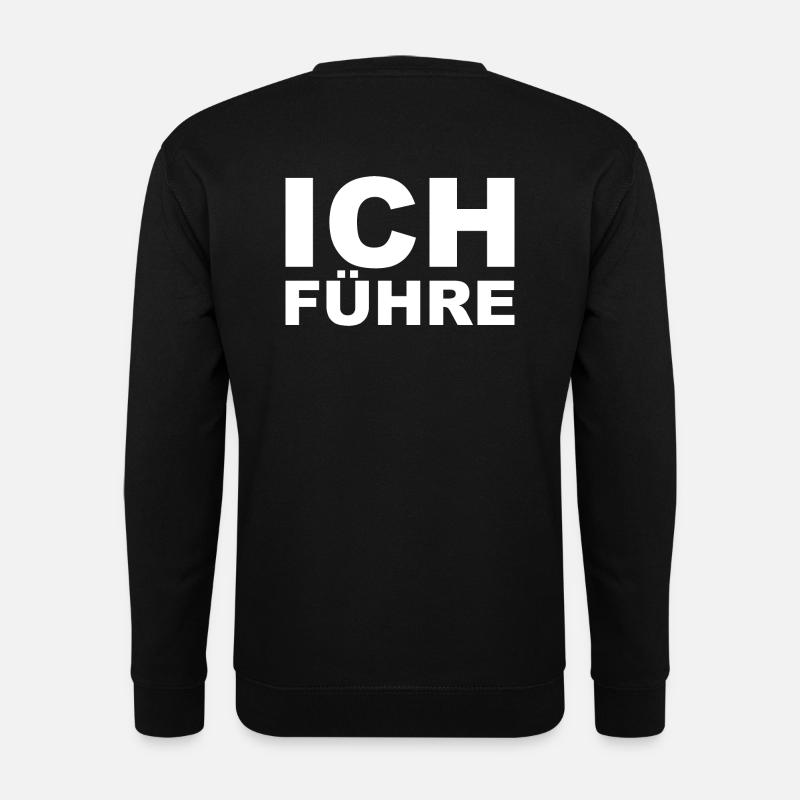 Tanzen Tänzer Ich führe - Unisex Pullover - Schwarz