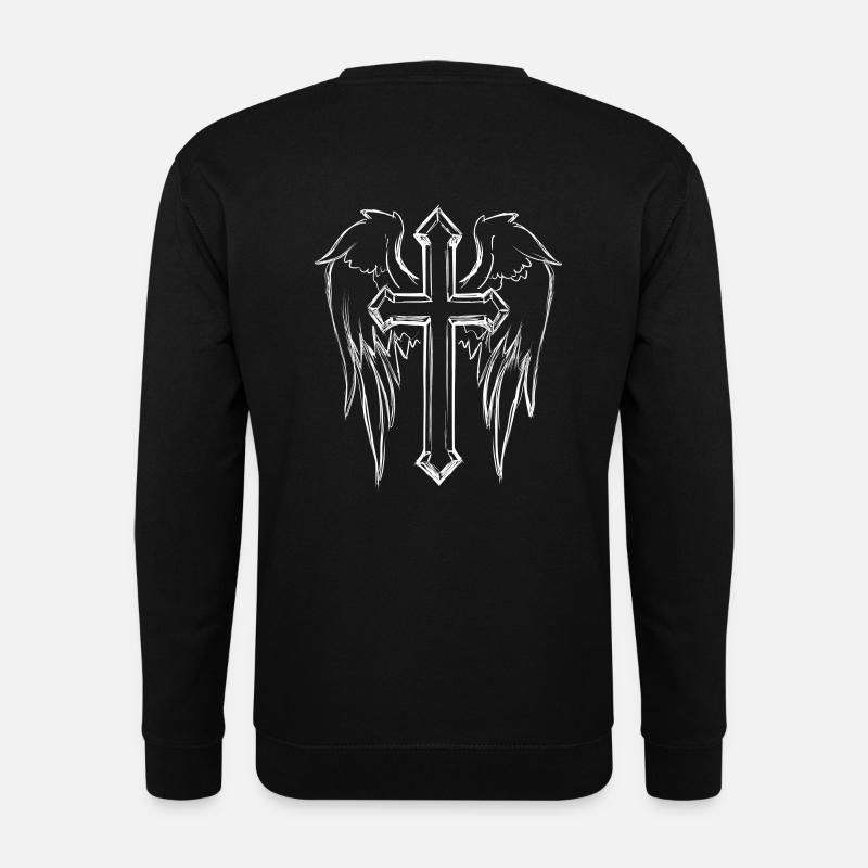 ENGEL FLÜGEL HEILIG HIMMEL - Unisex Pullover - Schwarz