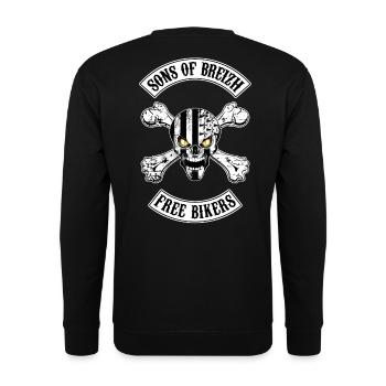 Sons of Breizh - free bikers - Sweat-shirt Unisexe - noir - Dos - Alina (178cm)