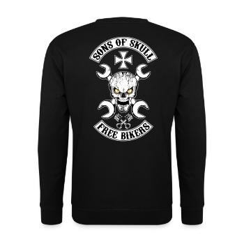 Free Bikers - Sweat-shirt Unisexe - noir - Dos - Alina (178cm)