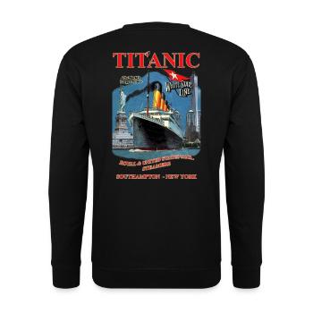 TITANIC liner creation Louis RUNEMBERG © Adagp - Unisex Sweatshirt - black - Back - Alina (178cm)