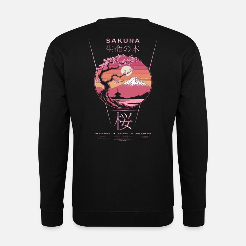 Sakura - Japan - Unisex Sweatshirt - black