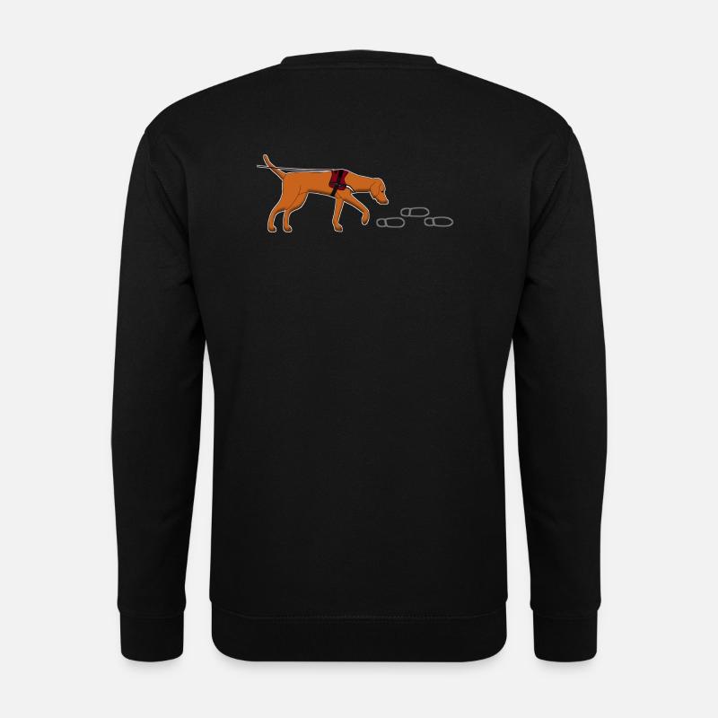 Mantrailing Vizsla - Sweat-shirt Unisexe - noir