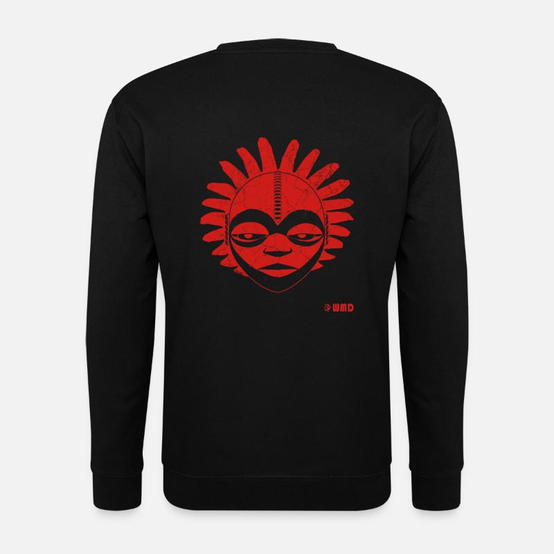 Yaoundé - Red - Sweat-shirt Unisexe - noir