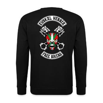 Basques Bikers - Sweat-shirt Unisexe - noir - Dos - Alina (178cm)