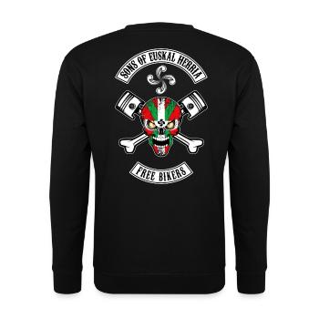 Basques Free Bikers - Sweat-shirt Unisexe - noir - Dos - Alina (178cm)