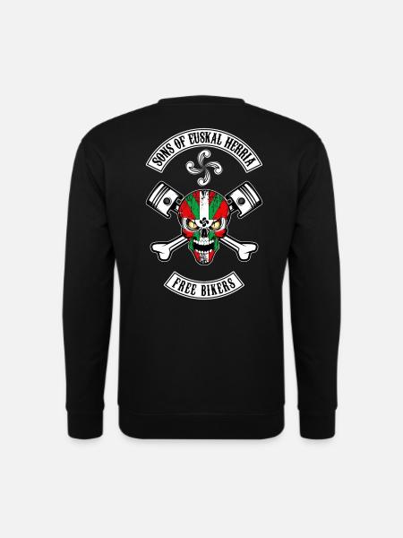 Basques Free Bikers - Sweat-shirt Unisexe - noir
