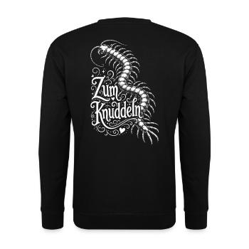 Skolopender Liebe - Unisex Pullover - Schwarz - Hinten - Michal (187cm)