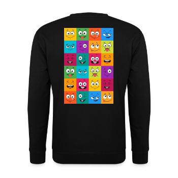 Motivation - Unisex Sweatshirt - black - Back - Alina (178cm)