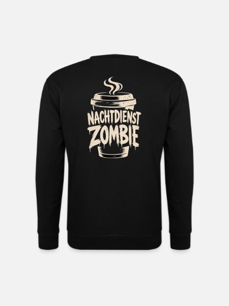 Nachtdienstzombie - Unisex Pullover - Schwarz