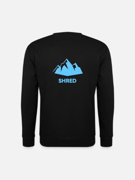 SHRED Mountain - Unisex Sweatshirt - black