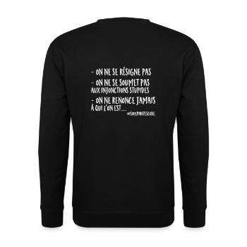 Soul Pirates - Le code pirate - Sweat-shirt Unisexe - noir - Dos - Michal (187cm)