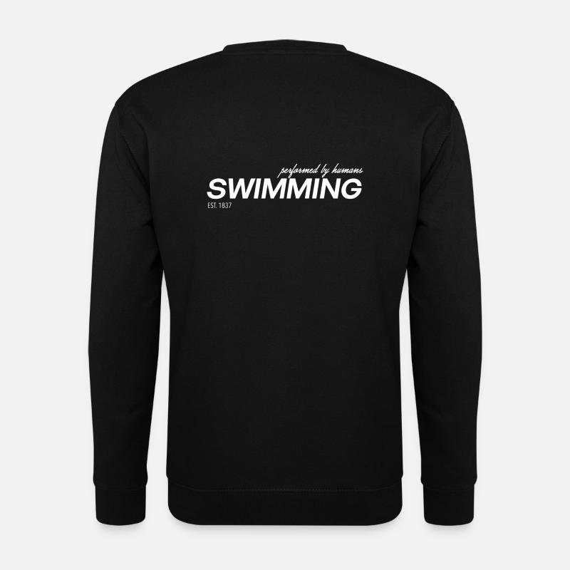 Swimming - Unisex Pullover - Schwarz