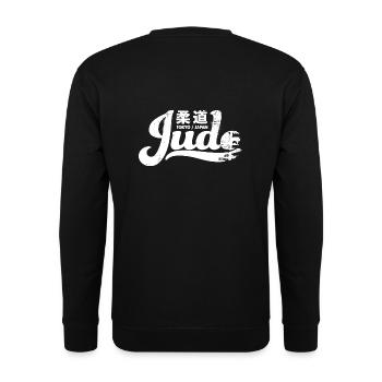 Judo - Unisex Sweatshirt - black - Back - Alina (178cm)