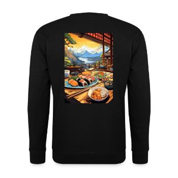 Suhsi pour toujours - Sweat-shirt Unisexe - noir - Dos - Alina (178cm)