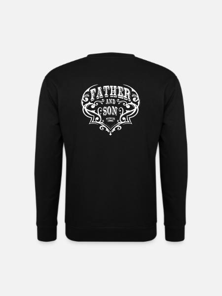 Father & Son Music (white) - Unisex Sweatshirt - black