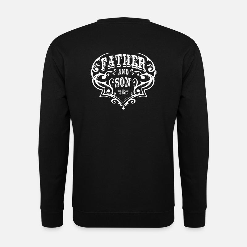 Father & Son Music (white) - Unisex Pullover - Schwarz