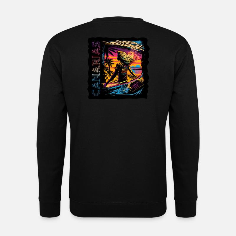 LEBENDIGE KANARISCHE INSELN - Unisex Pullover - Schwarz