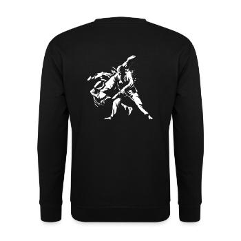 Judo - Sweat-shirt Unisexe - noir - Dos - Alina (178cm)
