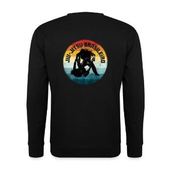 BJJ Brazilian Jiu Jitsu - Unisex Sweatshirt - black - Back - Alina (178cm)