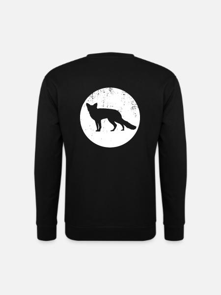 Fuchs - Unisex Pullover - Schwarz