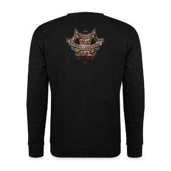 Chinesisch_Architektur in Sommerpalast_Jilan 1885 - Unisex Sweatshirt - black - Back - Alina (178cm)