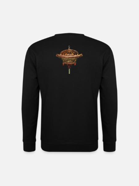 Chinesisch_Arch. Qianaqiu_Forbidden City 1536 - Unisex Pullover - Schwarz