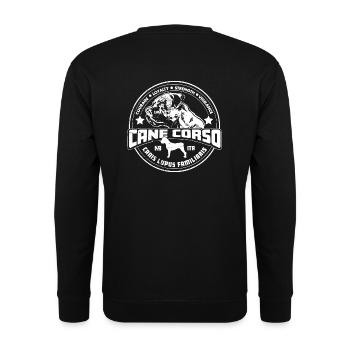 Cane Corso - Unisex Sweatshirt - black - Back - Alina (178cm)