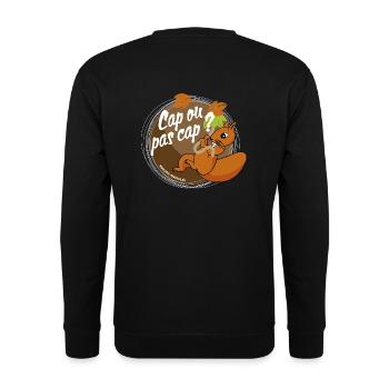Cap ou pas cap? - Sweat-shirt Unisexe - noir - Dos - Alina (178cm)