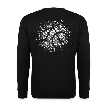 MTB Mountainbiker Mountainbike Geschenk - Unisex Pullover - Schwarz - Hinten - Michal (187cm)